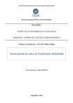 Cha&icirc;ne globale de valeur du poly&eacute;thyl&egrave;ne t&eacute;r&eacute;phtalate