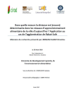 Dans quelle mesure la distance est (encore) d&eacute;terminante dans les r&eacute;seaux dapprovisionnement alimentaire de la ville daujourdhui ? Application au cas de lagglom&eacute;ration de Rabat-Sal&eacute;
