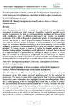 Lam&eacute;nagement du territoire, facteur du d&eacute;veloppement &eacute;conomique et social marocain, entre lh&eacute;ritage colonial et la globalisation &eacute;conomique