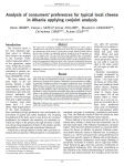 Analysis of consumers preferences for typical local cheese in Albania applying conjoint analysis