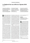 Le Maghreb face aux d&eacute;fis de lAgenda 2030