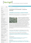 Vertigo, vol. 16, n. 3 - 01/12/2016 - Vuln&eacute;rabilit&eacute;s environnementales