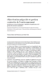 Objectivation n&eacute;goci&eacute;e et gestion contest&eacute;e de lenvironnement