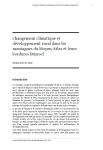Changement climatique et d&eacute;veloppement rural dans les montagnes du Moyen-Atlas et leurs bordures (Maroc)