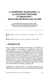 Le num&eacute;rique transforme-t-il le lien entre territoire et innovation ? Une &eacute;tude empirique sur les PME
