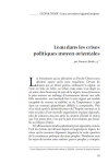 Leau dans les crises politiques moyen-orientales