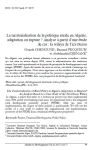 La territorialisation de la politique rurale en Alg&eacute;rie, adaptation ou rupture ? Analyse &agrave; partir dune &eacute;tude de cas