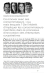 Co-innover avec ses consommateurs : oui, mais lesquels ? De lint&eacute;r&ecirc;t dimpliquer les consommateurs-membres dans le processus dinnovation des entreprises coop&eacute;ratives