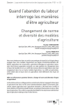 Quand labandon du labour interroge les mani&egrave;res d&ecirc;tre agriculteur