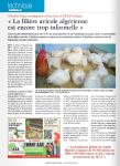 "La fili&egrave;re avicole alg&eacute;rienne est encore trop informelle"