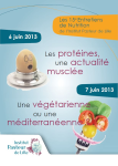 Jour 1 : Les prot&eacute;ines, une actualit&eacute; muscl&eacute;e ; Jour 2 : Une v&eacute;g&eacute;tarienne ou une m&eacute;diterran&eacute;enne ?