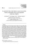 Le march&eacute; du faire-valoir indirect, vecteur de nouvelles formes dexploitation dans la n&eacute;o-agriculture saharienne (Alg&eacute;rie)