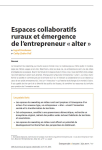 Espaces collaboratifs ruraux et &eacute;mergence de lentrepreneur &laquo; alter &raquo;