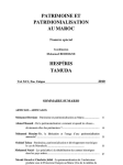 Hesp&eacute;ris-Tamuda, vol. 45 - 01/01/2010 - Patrimoine et patrimonialisation au Maroc