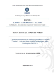 Lapprovisionnement en mati&egrave;res premi&egrave;res &laquo; origine France &raquo;
