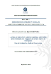 La mise en place dun syst&egrave;me logistique automatis&eacute; entre lentrep&ocirc;t, les magasins et certain clients de lentreprise