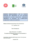 M&eacute;moire bibliographique sur la gestion partag&eacute;e des ressources et les facteurs d&eacute;terminant laction collective : r&eacute;flexion th&eacute;orique et pratique sur lappellation dorigine du safran de Taliouine