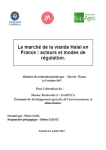 Le march&eacute; de la viande Halal en France