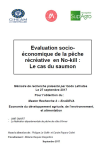 Evaluation socio-&eacute;conomique de la p&ecirc;che r&eacute;cr&eacute;ative en no-kill