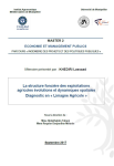 La structure fonci&egrave;re des exploitations agricoles, &eacute;volutions et dynamiques spatiales
