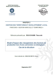 Etude dimpact des changements des facteurs de production lors dune conversion en biologique