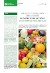 Les pertes et gaspillages dans la fili&egrave;re [fruits et l&eacute;gumes]