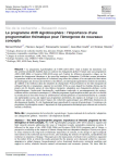 Le programme ANR Agrobiosph&egrave;re : limportance dune programmation th&eacute;matique pour l&eacute;mergence de nouveaux concepts