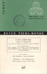 Revue tiers monde, vol. 33, n. 132 - 1992/10-12 - Le fait alimentaire : d&eacute;bats et perspectives [Donation Louis Malassis]