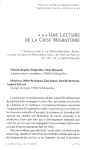 Une lecture de la crise migratoire : l'agriculture et le d&eacute;veloppement rural comme source de r&eacute;silience dans les pays du Sud et de l'Est de la M&eacute;diterran&eacute;e