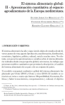 El sistema alimentario global: II - Aproximaci&oacute;n cuantitativa al espacio agroalimentario de la Europa mediterr&aacute;nea