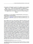 Evaluation de liniquit&eacute; spatiale de la pollution phytosanitaire diffuse sur la &laquo; sant&eacute; environnementale des agriculteurs &raquo;: couplage dindicateurs de pression et de toxicit&eacute; avec un SIG : une application sur le bassin versant de la Merja Zerga au Maroc