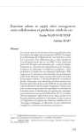 Fonction achats et supply chain management, entre collaboration et pr&eacute;dation