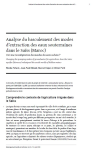 Analyse du basculement des modes dextraction des eaux souterraines dans le Sa&iuml;ss (Maroc)