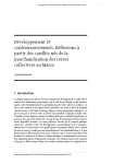 D&eacute;veloppement et contremouvements. R&eacute;flexions &agrave; partir des conflits n&eacute;s de la marchandisation des terres collectives au Maroc