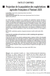 Projection de la population des exploitations agricoles fran&ccedil;aises &agrave; lhorizon 2025