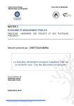 La transition alimentaire : comment sapplique-t-elle sur un territoire rural ?