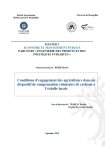 Conditions dengagement des agriculteurs dans un dispositif de compensation volontaire de carbone &agrave; l&eacute;chelle locale