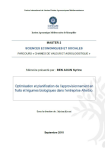 Optimisation et planification de lapprovisionnement en fruits et l&eacute;gumes biologiques dans lentreprise Alterbio