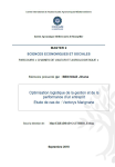 Optimisation logistique de la gestion et de la performance dun entrep&ocirc;t