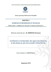 Contribution &agrave; lam&eacute;lioration des approvisionnements et des stocks au sein de la soci&eacute;t&eacute; SolidarMonde