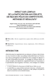 Impact sur lemploi de la participation aux projets de R&D des p&ocirc;les de comp&eacute;titivit&eacute;