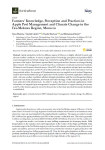 Farmers knowledge, perception and practices in apple pest management and climate change in the Fes-Meknes region, Morocco