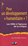 Pour un d&eacute;veloppement 