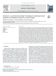 Declarative or procedural knowledge? Knowledge for enhancing farmers mitigation and adaptation behaviour to climate change