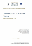 Rapport final d'activit&eacute;s Maroc : de juillet 2015 &agrave; juin 2018