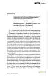 M&eacute;diterran&eacute;e  Moyen-Orient : on r&eacute;colte ce que lon s&egrave;me !