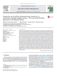 Conjunctive use of surface and ground water resources in a community-managed irrigation system  The case of the Sidi Okba palm grove in the Algerian Sahara