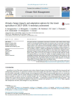 Climate change impacts and adaptation options for the Greek agriculture in 20212050: a monetary assessment