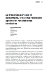 La transition agricole et alimentaire, troisi&egrave;me r&eacute;volution agricole et revanche des territoires