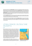L&eacute;volution de lol&eacute;iculture en Egypte
